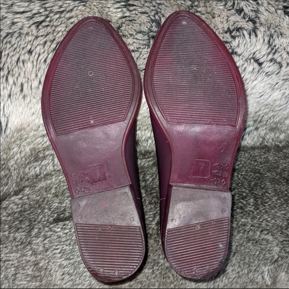 Jeffrey Campbell matte purple rain boots ankle length - Picture 9 of 10